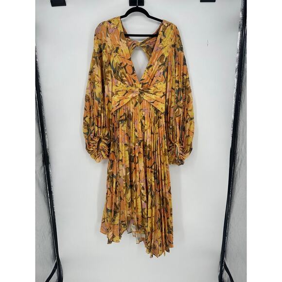 NWT Acler Palms Dress Kaleidoscope Floral - Picture 4 of 9